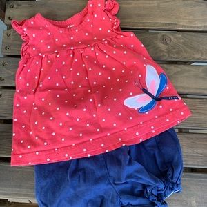 Carter’s 2 Piece Butterfly Outfit